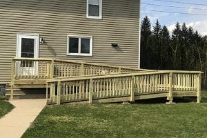Adaptech Handicap ramp services outside home